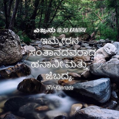 Picture 04 - ಎಜ್ರನು 10:20 KANIRV - ಇಮ್ಮೇರನ - Bible Verse Picture