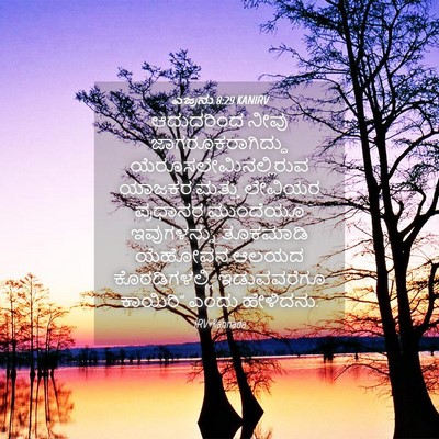 Picture 04 - ಎಜ್ರನು 8:29 KANIRV - ಆದುದರಿಂದ ನೀವು - Bible Verse Picture