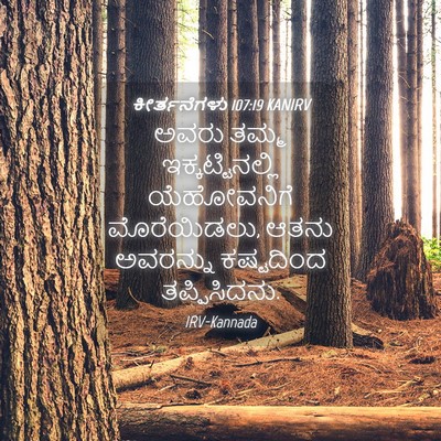 Picture 04 - ಕೀರ್ತನೆಗಳು 107:19 KANIRV - ಅವರು ತಮ್ಮ - Bible Verse Picture
