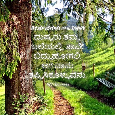Picture 04 - ಕೀರ್ತನೆಗಳು 141:10 KANIRV - ದುಷ್ಟರು ತಮ್ಮ - Bible Verse Picture