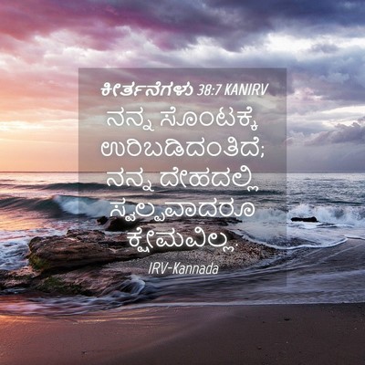 Picture 04 - ಕೀರ್ತನೆಗಳು 38:7 KANIRV - ನನ್ನ ಸೊಂಟಕ್ಕೆ - Bible Verse Picture