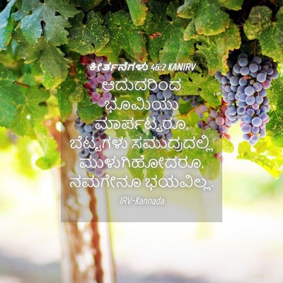 Picture 04 - ಕೀರ್ತನೆಗಳು 46:2 KANIRV - ಆದುದರಿಂದ ಭೂಮಿಯು - Bible Verse Picture