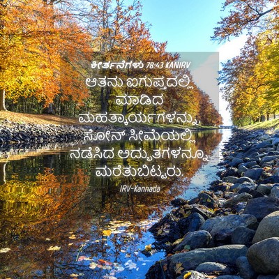 Picture 04 - ಕೀರ್ತನೆಗಳು 78:43 KANIRV - ಆತನು ಐಗುಪ್ತದಲ್ಲಿ - Bible Verse Picture
