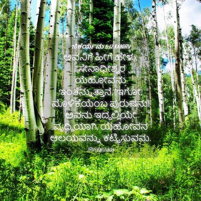Picture 04 - ಜೆಕರ್ಯನು 6:12 KANIRV - ಅವನಿಗೆ ಹೀಗೆ ಹೇಳು, - Bible Verse Picture