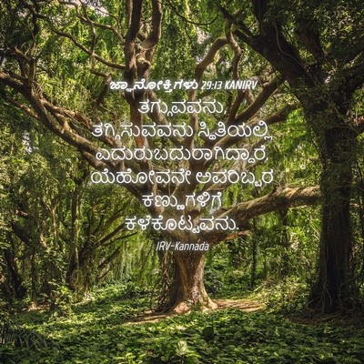 Picture 04 - ಜ್ಞಾನೋಕ್ತಿಗಳು 29:13 KANIRV - ತಗ್ಗುವವನು, - Bible Verse Picture