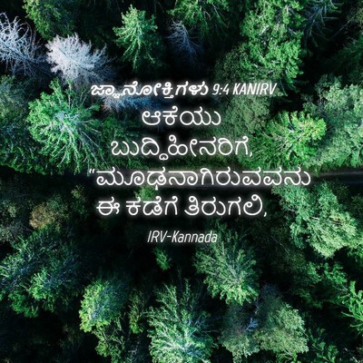 Picture 04 - ಜ್ಞಾನೋಕ್ತಿಗಳು 9:4 KANIRV - ಆಕೆಯು - Bible Verse Picture