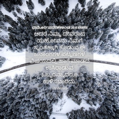 Picture 04 - ಧರ್ಮೋಪದೇಶಕಾಂಡ 20:16 KANIRV - ಆದರೆ ನಿಮ್ಮ ದೇವರಾದ - Bible Verse Picture
