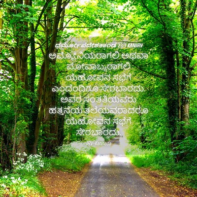 Picture 04 - ಧರ್ಮೋಪದೇಶಕಾಂಡ 23:3 KANIRV - ಅಮ್ಮೋನಿಯರಾಗಲಿ - Bible Verse Picture