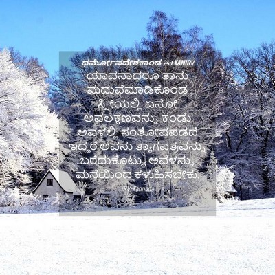 Picture 04 - ಧರ್ಮೋಪದೇಶಕಾಂಡ 24:1 KANIRV - ಯಾವನಾದರೂ ತಾನು - Bible Verse Picture