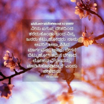 Picture 04 - ಧರ್ಮೋಪದೇಶಕಾಂಡ 9:12 KANIRV - ನೀನು ಐಗುಪ್ತ - Bible Verse Picture