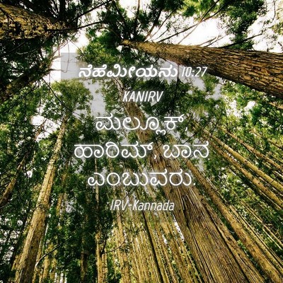 Picture 04 - ನೆಹೆಮೀಯನು 10:27 KANIRV - ಮಲ್ಲೂಕ್, ಹಾರಿಮ್, - Bible Verse Picture