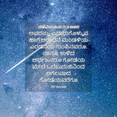 Picture 04 - ನೆಹೆಮೀಯನು 12:38 KANIRV - ಅವರನ್ನು - Bible Verse Picture