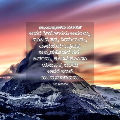 Picture 04 - ನ್ಯಾಯಸ್ಥಾಪಕರು 11:20 KANIRV - ಆದರೆ ಸೀಹೋನನು - Bible Verse Picture