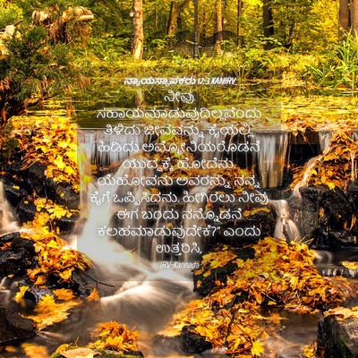 Picture 04 - ನ್ಯಾಯಸ್ಥಾಪಕರು 12:3 KANIRV - ನೀವು - Bible Verse Picture