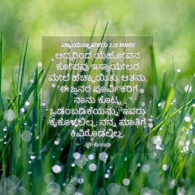 Picture 04 - ನ್ಯಾಯಸ್ಥಾಪಕರು 2:20 KANIRV - ಆದ್ದರಿಂದ ಯೆಹೋವನ - Bible Verse Picture