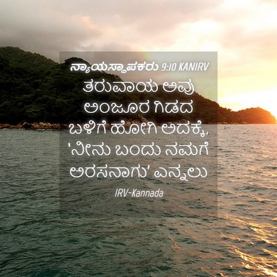 Picture 04 - ನ್ಯಾಯಸ್ಥಾಪಕರು 9:10 KANIRV - ತರುವಾಯ ಅವು ಅಂಜೂರ - Bible Verse Picture