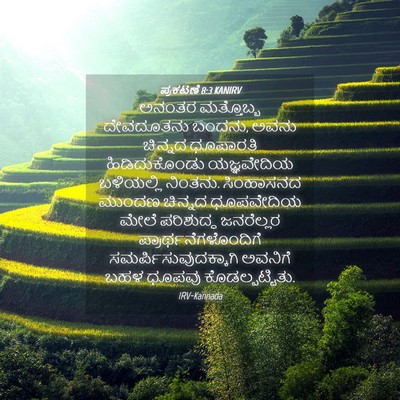 Picture 04 - ಪ್ರಕಟಣೆ 8:3 KANIRV - ಅನಂತರ ಮತ್ತೊಬ್ಬ - Bible Verse Picture
