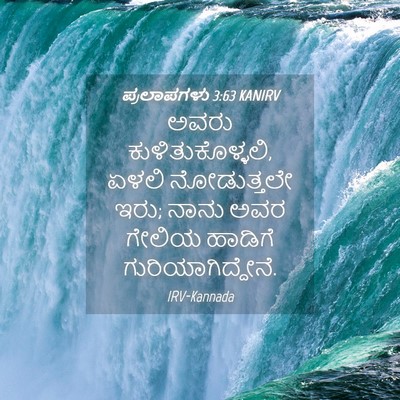 Picture 04 - ಪ್ರಲಾಪಗಳು 3:63 KANIRV - ಅವರು - Bible Verse Picture