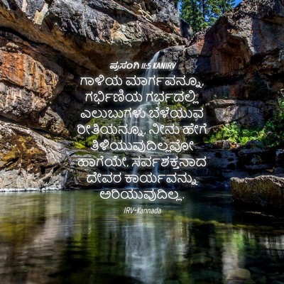 Picture 04 - ಪ್ರಸಂಗಿ 11:5 KANIRV - ಗಾಳಿಯ ಮಾರ್ಗವನ್ನೂ, - Bible Verse Picture
