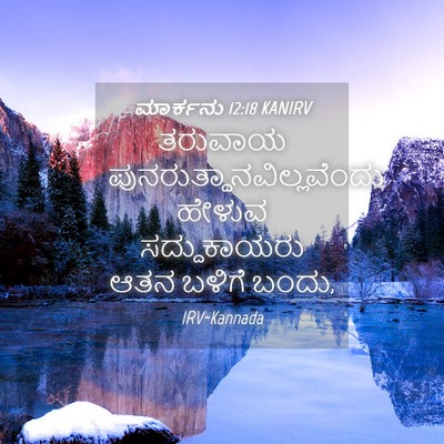 Picture 04 - ಮಾರ್ಕನು 12:18 KANIRV - ತರುವಾಯ - Bible Verse Picture