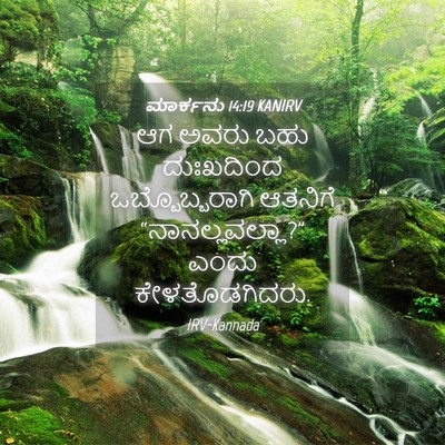 Picture 04 - ಮಾರ್ಕನು 14:19 KANIRV - ಆಗ ಅವರು ಬಹು - Bible Verse Picture