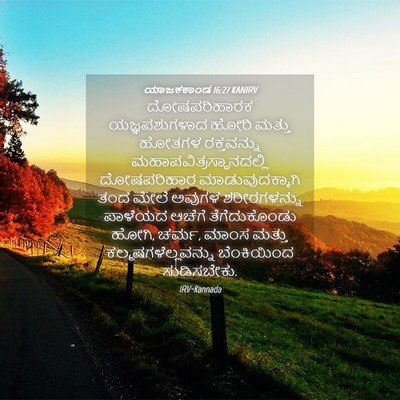 Picture 04 - ಯಾಜಕಕಾಂಡ 16:27 KANIRV - ದೋಷಪರಿಹಾರಕ - Bible Verse Picture