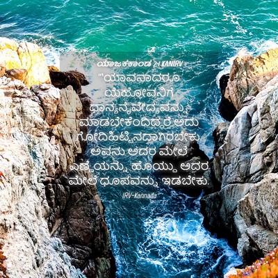 Picture 04 - ಯಾಜಕಕಾಂಡ 2:1 KANIRV - “‘ಯಾವನಾದರೂ - Bible Verse Picture
