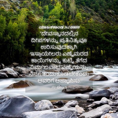 Picture 04 - ಯಾಜಕಕಾಂಡ 24:2 KANIRV - “ದೇವಸ್ಥಾನದಲ್ಲಿನ - Bible Verse Picture
