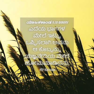 Picture 04 - ಯಾಜಕಕಾಂಡ 9:20 KANIRV - ಎದೆಯ ಭಾಗಗಳ ಮೇಲೆ - Bible Verse Picture