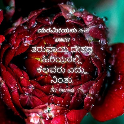 Picture 04 - ಯೆರೆಮೀಯನು 26:17 KANIRV - ತರುವಾಯ ದೇಶದ - Bible Verse Picture