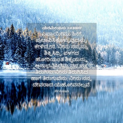 Picture 04 - ಯೆರೆಮೀಯನು 31:18 KANIRV - ಎಫ್ರಾಯೀಮು ಹೀಗೆ - Bible Verse Picture