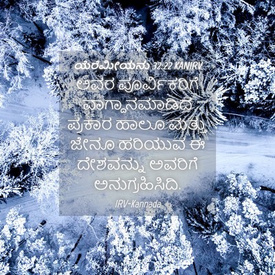 Picture 04 - ಯೆರೆಮೀಯನು 32:22 KANIRV - ಅವರ ಪೂರ್ವಿಕರಿಗೆ - Bible Verse Picture