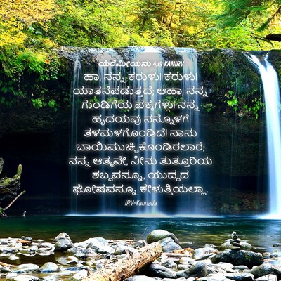 Picture 04 - ಯೆರೆಮೀಯನು 4:19 KANIRV - ಹಾ, ನನ್ನ ಕರುಳು! - Bible Verse Picture