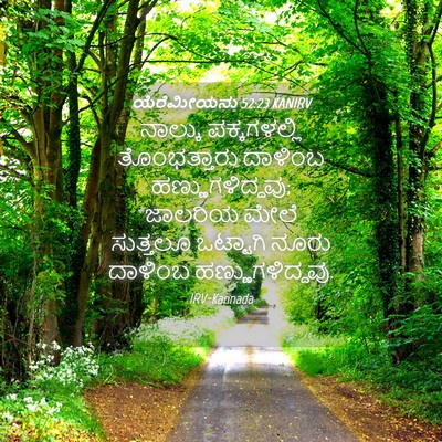 Picture 04 - ಯೆರೆಮೀಯನು 52:23 KANIRV - ನಾಲ್ಕು ಪಕ್ಕಗಳಲ್ಲಿ - Bible Verse Picture