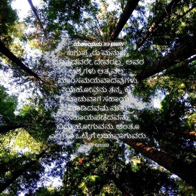 Picture 04 - ಯೆಶಾಯನು 31:3 KANIRV - ಐಗುಪ್ತ್ಯರು ಮನುಷ್ಯ - Bible Verse Picture