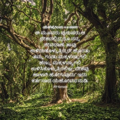 Picture 04 - ಯೆಹೆಜ್ಕೇಲನು 14:16 KANIRV - ಈ ಮೂವರು ಪುರುಷರು ಆ - Bible Verse Picture