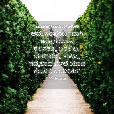 Picture 04 - ಯೆಹೆಜ್ಕೇಲನು 15:5 KANIRV - ಅದು ಸಂಪೂರ್ಣವಾಗಿ - Bible Verse Picture