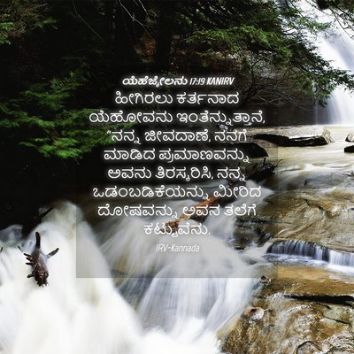 Picture 04 - ಯೆಹೆಜ್ಕೇಲನು 17:19 KANIRV - ಹೀಗಿರಲು ಕರ್ತನಾದ - Bible Verse Picture