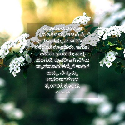 Picture 04 - ಯೆಹೆಜ್ಕೇಲನು 23:40 KANIRV - “ದೂತನನ್ನು - Bible Verse Picture