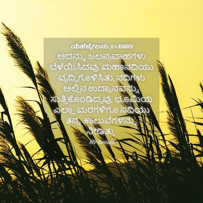 Picture 04 - ಯೆಹೆಜ್ಕೇಲನು 31:4 KANIRV - ಅದನ್ನು - Bible Verse Picture
