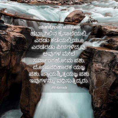 Picture 04 - ಯೆಹೆಜ್ಕೇಲನು 40:39 KANIRV - ಹೆಬ್ಬಾಗಿಲಿನ - Bible Verse Picture