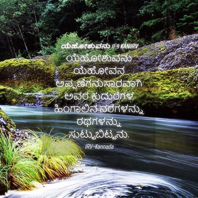 Picture 04 - ಯೆಹೋಶುವನು 11:9 KANIRV - ಯೆಹೋಶುವನು ಯೆಹೋವನ - Bible Verse Picture