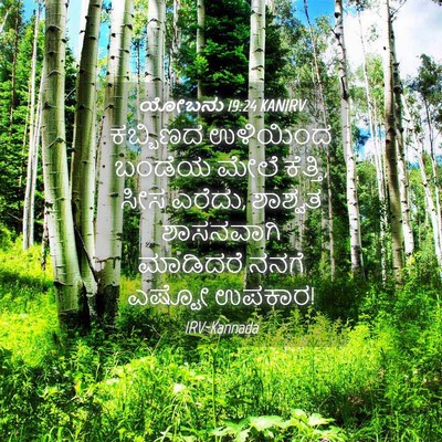 Picture 04 - ಯೋಬನು 19:24 KANIRV - ಕಬ್ಬಿಣದ ಉಳಿಯಿಂದ - Bible Verse Picture