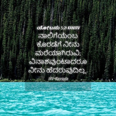 Picture 04 - ಯೋಬನು 5:21 KANIRV - ನಾಲಿಗೆಯೆಂಬ - Bible Verse Picture