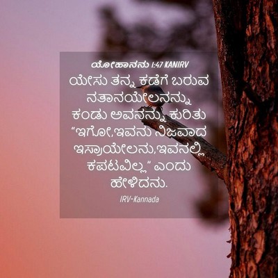 Picture 04 - ಯೋಹಾನನು 1:47 KANIRV - ಯೇಸು ತನ್ನ ಕಡೆಗೆ - Bible Verse Picture