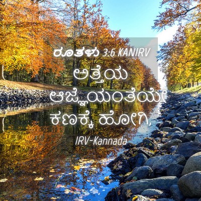 Picture 04 - ರೂತಳು 3:6 KANIRV - ಅತ್ತೆಯ - Bible Verse Picture
