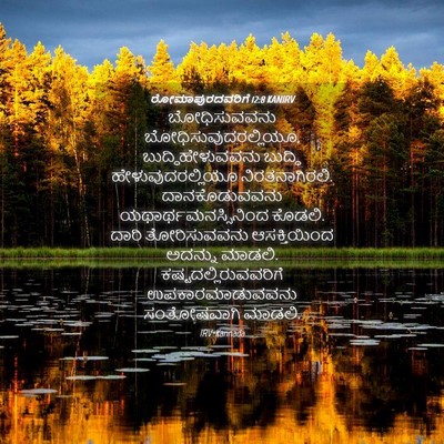Picture 04 - ರೋಮಾಪುರದವರಿಗೆ 12:8 KANIRV - ಬೋಧಿಸುವವನು - Bible Verse Picture
