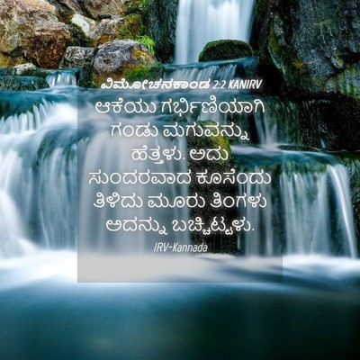 Picture 04 - ವಿಮೋಚನಕಾಂಡ 2:2 KANIRV - ಆಕೆಯು ಗರ್ಭಿಣಿಯಾಗಿ - Bible Verse Picture