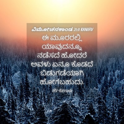 Picture 04 - ವಿಮೋಚನಕಾಂಡ 21:11 KANIRV - ಈ ಮೂರರಲ್ಲಿ - Bible Verse Picture