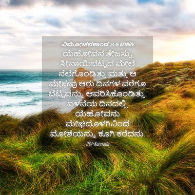 Picture 04 - ವಿಮೋಚನಕಾಂಡ 24:16 KANIRV - ಯೆಹೋವನ ತೇಜಸ್ಸು - Bible Verse Picture